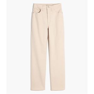 Madewell Off-White Perfect Vintage Straight Jean